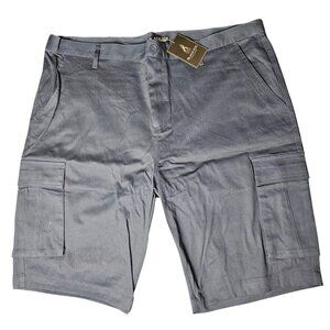 Size 42 Navy Blue Mens Cargo Shorts Black Ice Premium Casual Style Comfortable